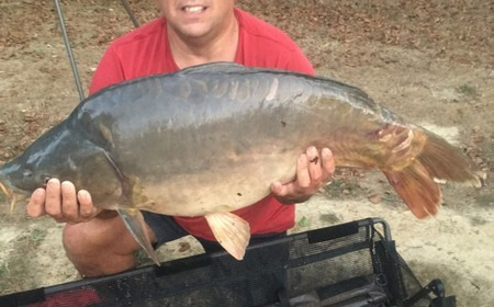 A 27 lb 10 oz carp from Lillybelle, Richard Barnes, Aug 2016