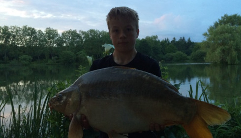 A 20 lb carp from Lillybelle, Ben Talbot, Jun 2015