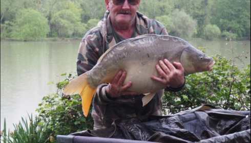 A 28 lb carp from Lillybelle, Derrick Scott, Apr 2019