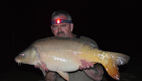 A 22 lb carp from Lillybelle, David Tomkinson, Oct 2015