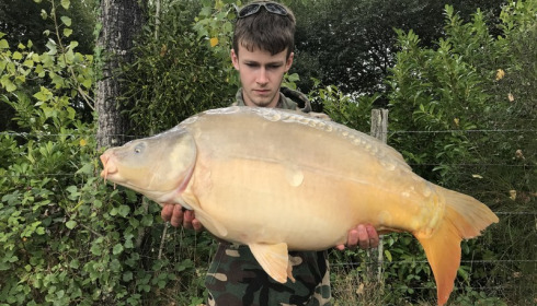 A 25 lb carp from Lillybelle, Reece Hunter, Sep 2017