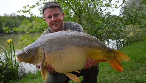 A 21 lb carp from Lillybelle, Nick hall, May 2016