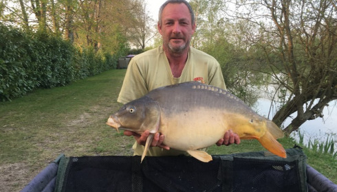 A 21 lb 14 oz carp from Lillybelle, Steve Bellis, Apr 2017