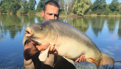 A 29 lb 5 oz carp from Lillybelle, Kevin Holbrook, Aug 2017