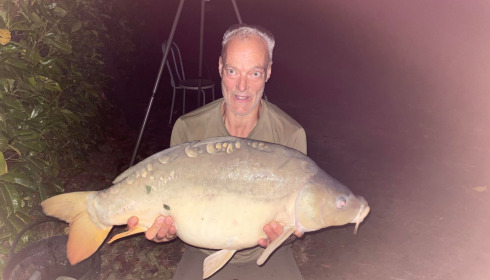 A 32 lb carp from Lillybelle, Wayne Chase, Oct 2021