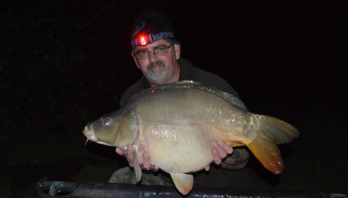 A 21 lb carp from Lillybelle, David Tomkinson, Oct 2015