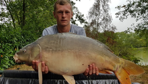 A 24 lb carp from Lillybelle, Jack Heaven, Aug 2017