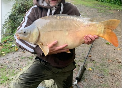 A 32 lb carp from Lillybelle, Paul Farrow, Oct 2019