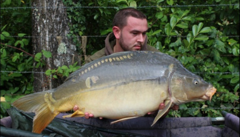 A 31 lb 4 oz carp from Lillybelle, Liam Payne, Aug 2018