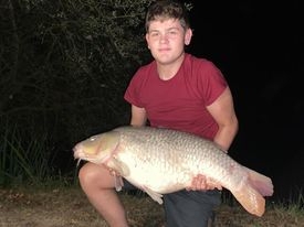 A 40 lb carp from Lillybelle, Sam King, Aug 2022
