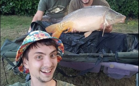 A carp from Lillybelle, 100th fish!, Aug 2018