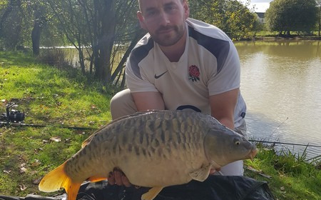 A 20 lb carp from Lillybelle, Paul Hooker, Oct 2017