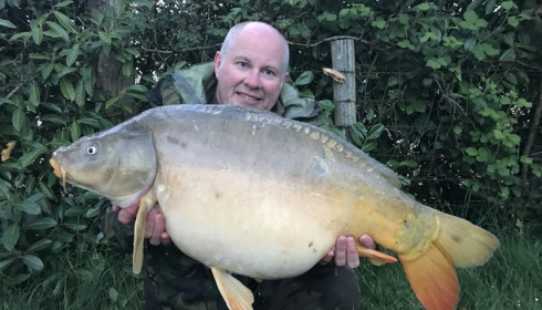A 28 lb 6 oz carp from Lillybelle, John Burnhope, Apr 2018