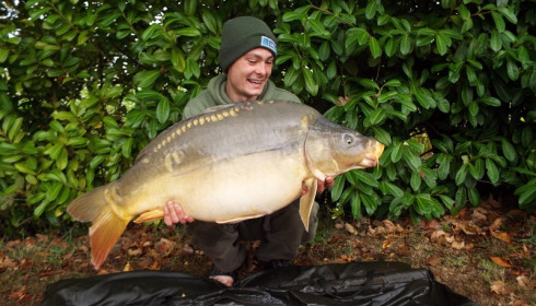 A 33 lb 4 oz carp from Lillybelle, Ben Parker, Sep 2017