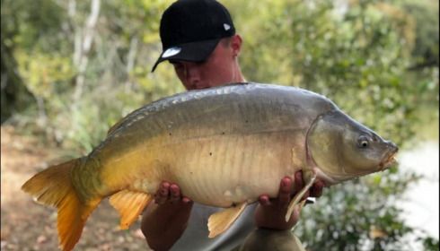 A 27 lb carp from Lillybelle, Owen Edwards, Sep 2018