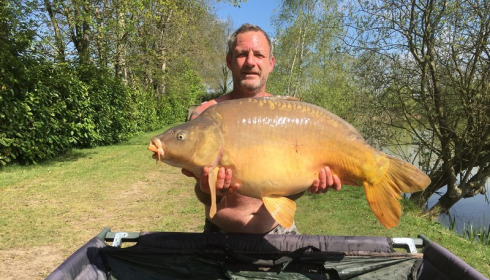 A 25 lb carp from Lillybelle, Steve Bellis, Apr 2017
