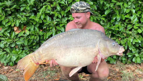 A 40 lb fish from Lillybelle, Ben Wright, Aug 2022