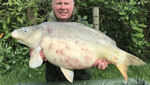 A 28 lb 8 oz carp from Lillybelle, John Burnhope, Apr 2018
