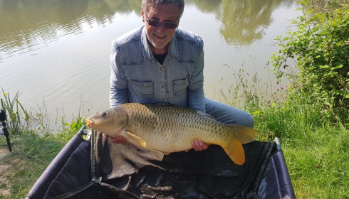 A 31 lb carp from Lillybelle, John Watson, May 2018