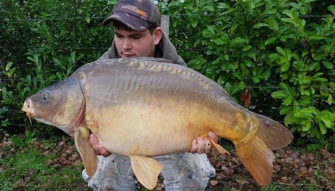 A 32 lb carp from Lillybelle, Jordan Cope, Sep 2017
