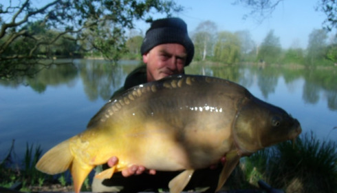 A 23 lb 8 oz carp from Lillybelle, Shaun Docksey, Apr 2017