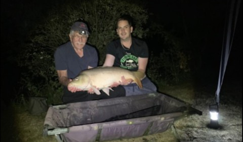 A 26 lb 1 oz carp from Lillybelle, Dennis Wigmore, Jul 2019