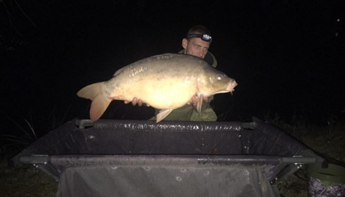 A 26 lb 8 oz carp from Lillybelle, Kevin Holbrook, Aug 2017