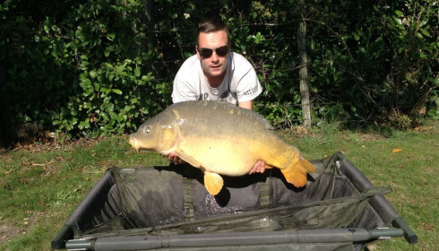 A 37 lb 8 oz carp from Lillybelle, Chris Gray, Sep 2015