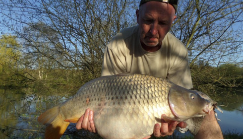 A 21 lb 3 oz carp from Lillybelle, Steve Charters, Apr 2015