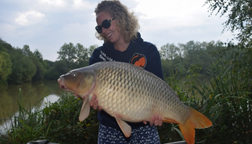 A 20 lb carp from Lillybelle, Emily Blake, Aug 2015