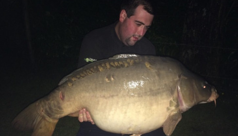 A 36 lb 8 oz carp from Lillybelle, Richard Barnett, Jun 2016