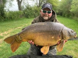 A 31 lb carp from Lillybelle, Nick Robson, May 2022
