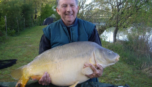 A 33 lb 14 oz carp from Lillybelle, Trevor Bellis, Apr 2017
