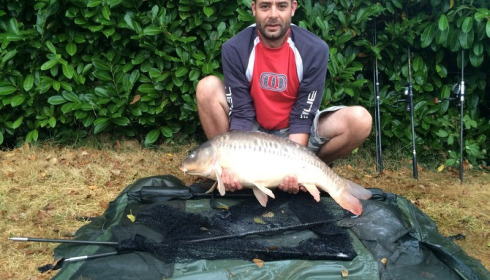 A 26 lb 8 oz carp from Lillybelle, Leigh Harris, Jul 2016