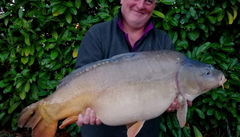 A 36 lb carp from Lillybelle, Darren Docksey, Oct 2021