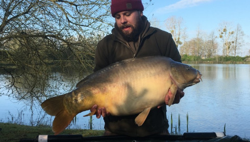 A 40 lb 12 oz carp from Lillybelle, Gary Reynolds, Apr 2016