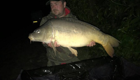 A 29 lb 8 oz carp from Lillybelle, Tim Hogg, May 2018