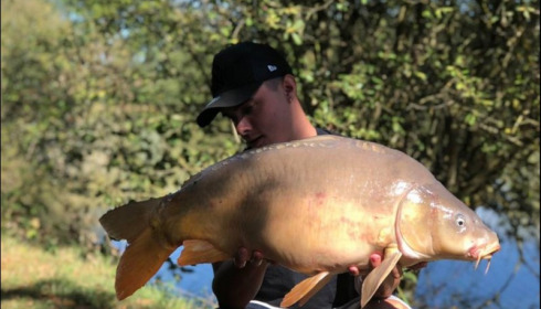 A 26 lb 6 oz carp from Lillybelle, Owen Edwards, Sep 2018