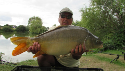 A 24 lb 2 oz carp from Lillybelle, Richard Barnes, Sep 2015
