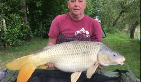 A 20 lb carp from Lillybelle, Paul Head, May 2019