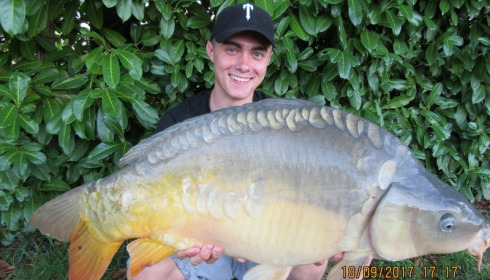 A 26 lb 3 oz carp from Lillybelle, Owen Edwards, Sep 2017