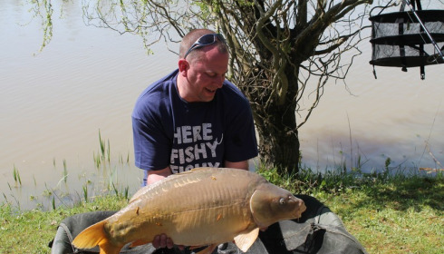 A 30 lb carp from Lillybelle, Matt Edwards, Apr 2018