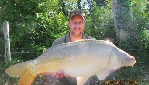 A 24 lb 4 oz carp from Lillybelle, Martin Daws, Sep 2017