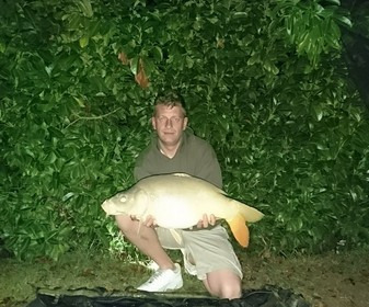 A 20 lb carp from Lillybelle, Mark Hooker, Oct 2017