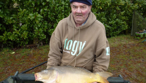 A 21 lb carp from Lillybelle, Tony Ottewell, Mar 2016