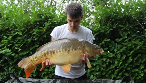 A 23 lb 9 oz carp from Lillybelle, Martin Holland, Aug 2018