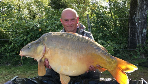 A 34 lb 6 oz carp from Lillybelle, Shaun Docksey, Apr 2017