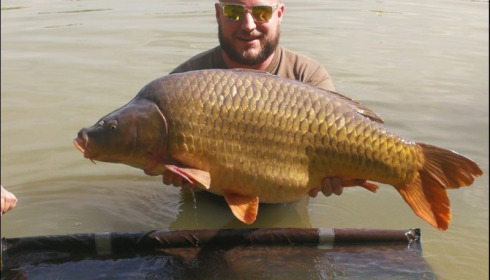 A 40 lb carp from Lillybelle, Tony Russell, Sep 2018