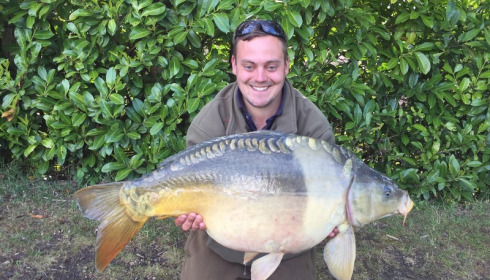 A 28 lb carp from Lillybelle, Ryan Smith, May 2017