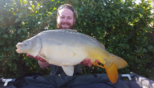 A 21 lb carp from Lillybelle, Luke Shaw, Apr 2016
